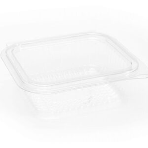 PP Cristal cup bakjes 250 ml  700stuk met vaste deksel