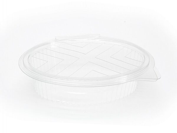 PS bakjes ovaal 250 cc vaste Deksel 145x115x45 600 stuks
