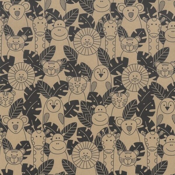 Roos Mooier Cadeaupapier Kraft kind 50 cm x 200