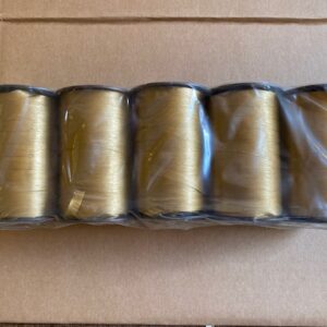 Roos Mooier Cadeau lint Paperlook 7½ mm GOUD 185meter