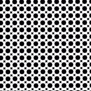 Roos Mooier Cadeaupapier Dots Zwart 50cm x 200meter 80gr/m² K