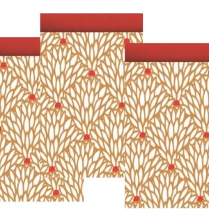 Roos Mooiere Tijdschriftzakken Duo pauw  25x4x34+4cm 100stuks
