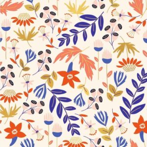 Roos Mooier Cadeaupapier Bloem & Blad 50 cm x 200 meter KE
