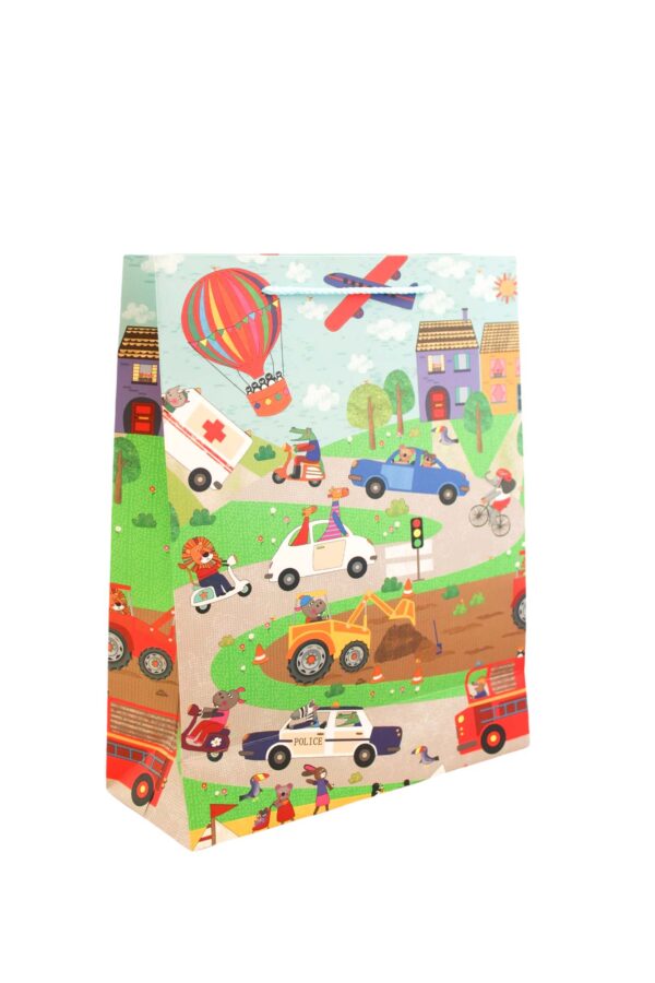 Roos Mooiere Cadeau Tas Kind 26x10x32cm 12 stuks Mix - Afbeelding 4
