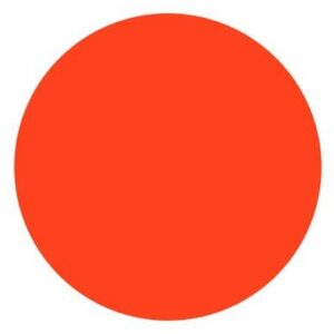 Roos Mooiere stickers rood 2,5cm 500 stuks