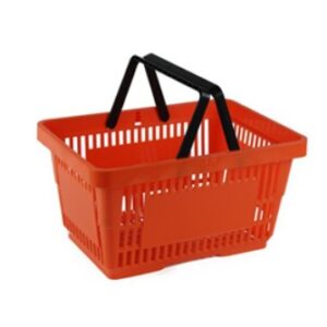 Winkelmandjes Oranje 22 liter 5 stuks