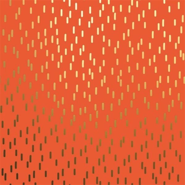 Roos Mooier Cadeaupapier Stripes gold 50cm x100meter ZP