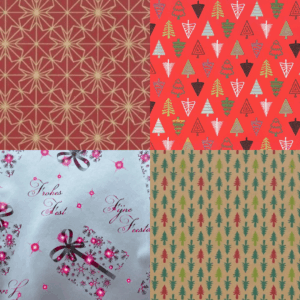 ROOS MOOIERE KERST CADEAU ZAKJES 800STUKS 4 SOORTEN 12X19CM