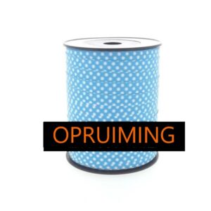 Roos Mooier Cadeau Stip Lint Blauw 10 mm 250 meter
