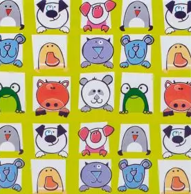 Roos Mooier Cadeaupapier Dier in Venster 50cmx250meter 70gr/m²