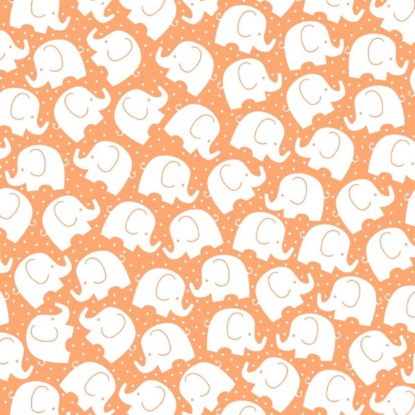 Roos Mooier Cadeaupapier Babyfant Pink 50cm x 200meter 80gr/m² K