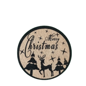 Roos Mooiere stickertjes Merry Christmas hert 500 stuks Ø 2.5 cm