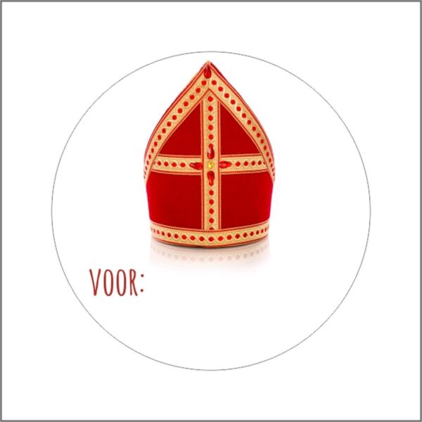 Roos Mooier stickers Sint mijter 250 stuks