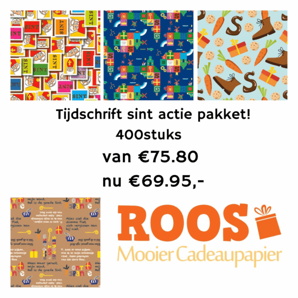 Sint tijdschriftzakken pakket 400stuks