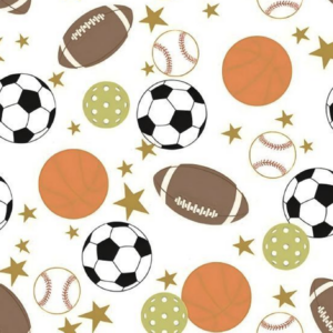 Roos Mooier Cadeaupapier Glossy sport Wit Kleur 30cm x 200mtr 80gr/m² K
