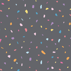 Roos Mooier Cadeaupapier confetti grijs 30cmx200m