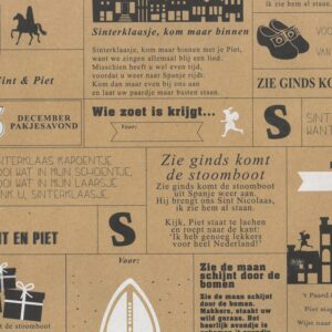 Roos Mooiere Cadeau zakjes Sint kraft wie zoet is 17cm x 25cm 200 stuks