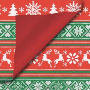 Roos Mooier Cadeaupapier Traditionele Kerst duo 30cmx200m