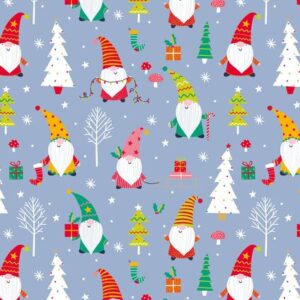 Roos Mooier Cadeaupapier Kerstkabouters 50cm x 250m
