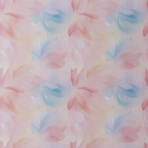 Roos Mooier Cadeaupapier Pastelkleurige bloemen 50cmx150m