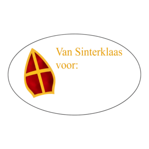 Roos Mooier stickers van Sint voor 500 stuks