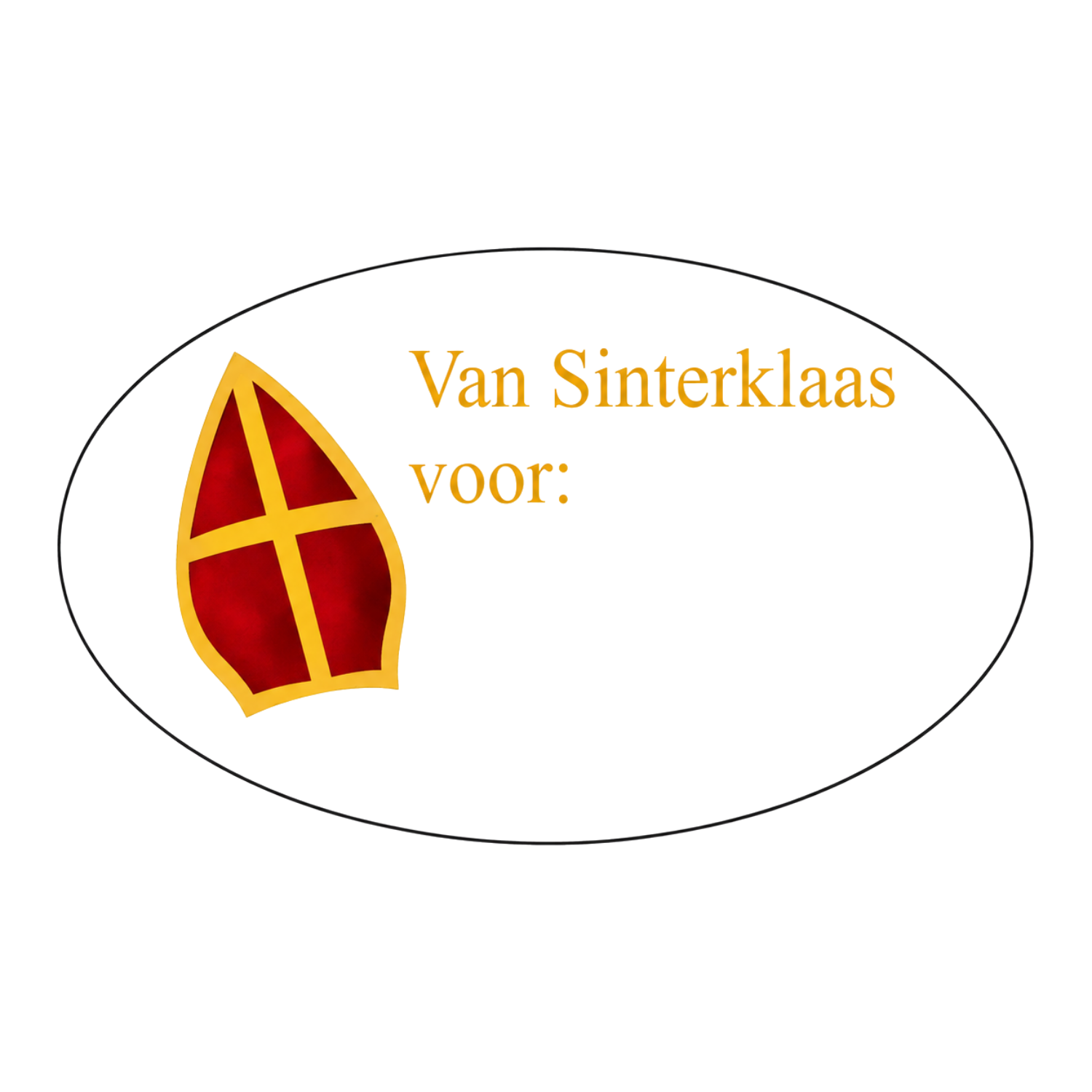 Roos Mooier stickers van Sint voor 500 stuks