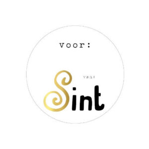 Roos Mooier stickers Sint van/ voor 250 stuks